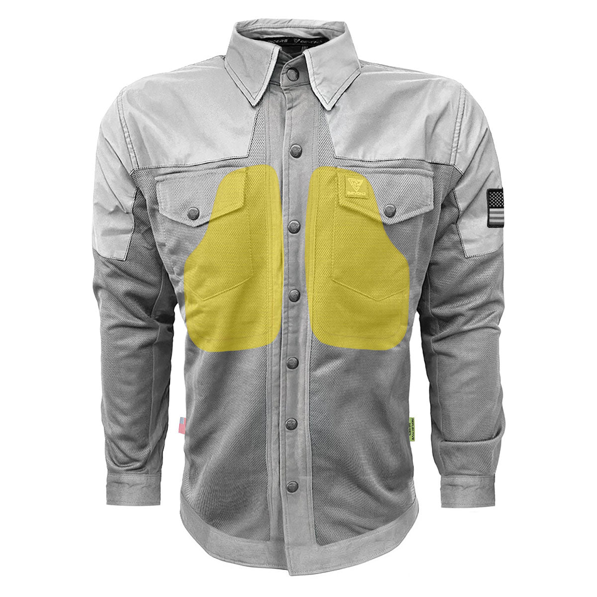 Summer Mesh Reflective Shirt "Twilight Titanium" - Gray