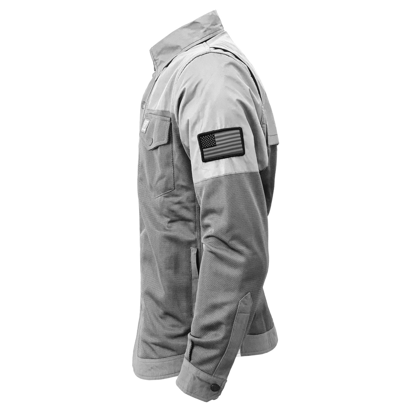 Summer Mesh Reflective Shirt "Twilight Titanium" - Gray