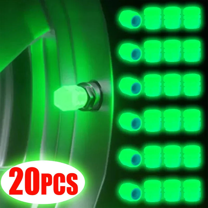 Luminous Valve Stem Caps Dustproof