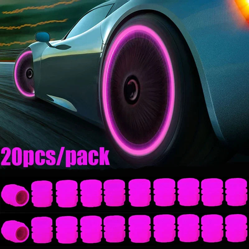 Luminous Valve Stem Caps Dustproof