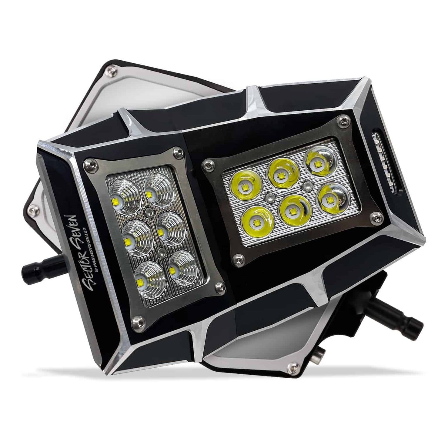 Sector Seven Sawtooth LED Light Mirrors With Turn Signal