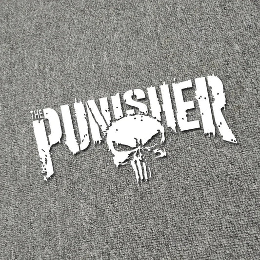Motorcycle Tank Decals Punisher Reflective Waterproof PVC