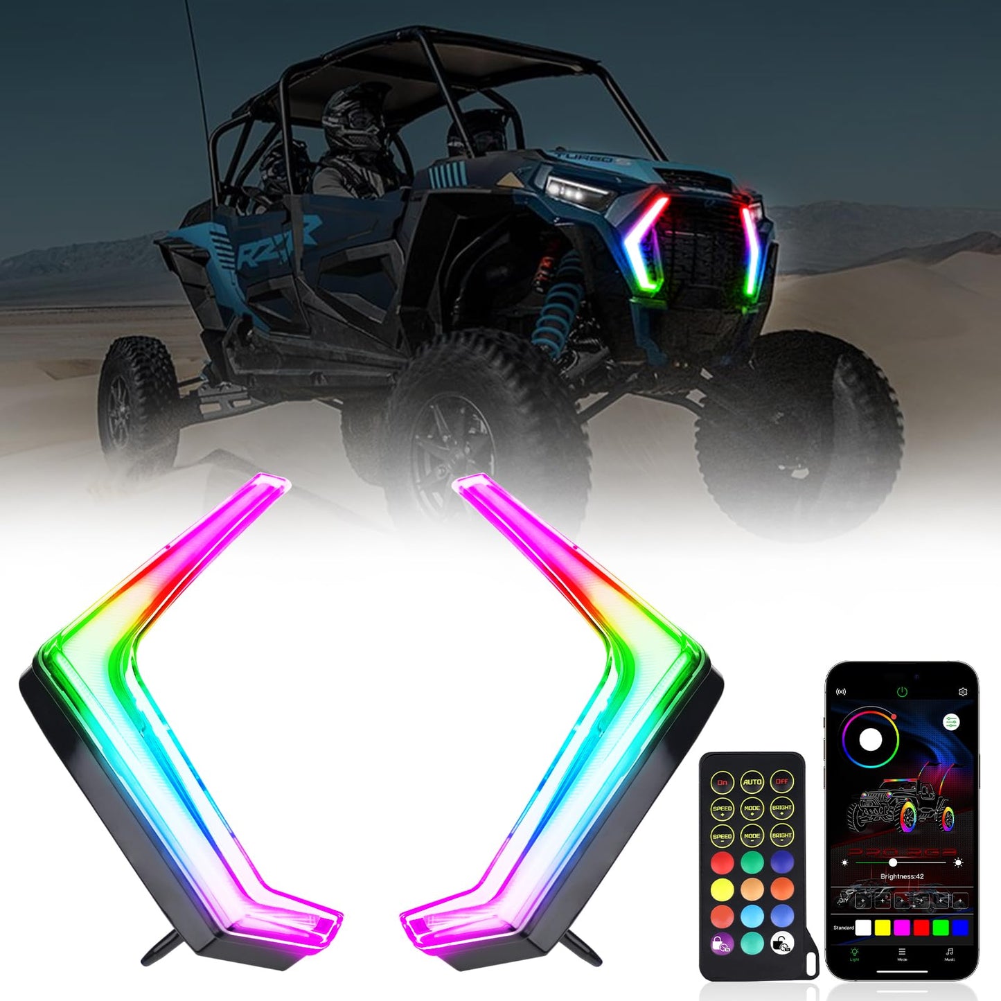 Xprite Rgb Accent Lights Polaris Rzr Xp 1000 Xp Turbo 2019