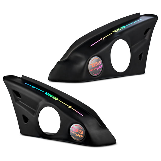 Polaris Slingshot Arm Rest Empty Enclosure With Digital Led Lights fits 2 x 6.5" Speakers  | 2015 - Current