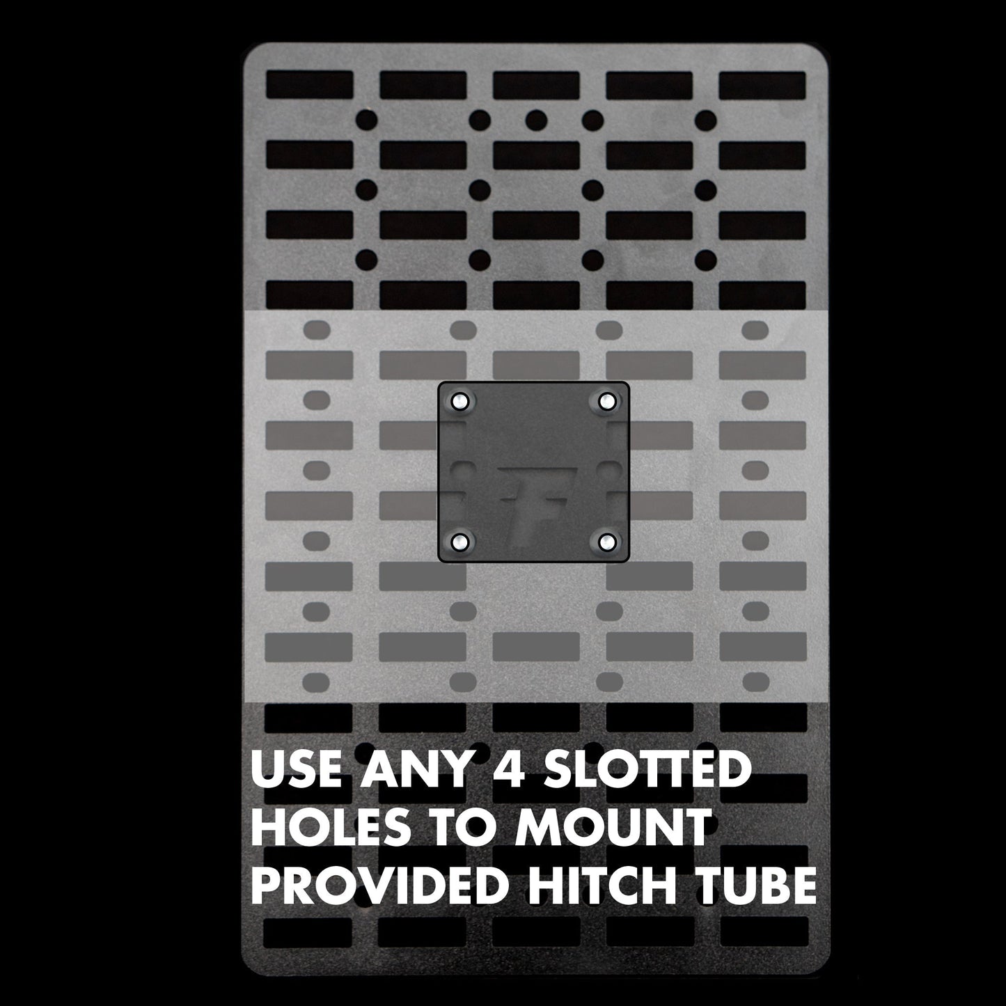 FastLab Spare Tire Carrier Molle Plate System For Spare Tire Carrier