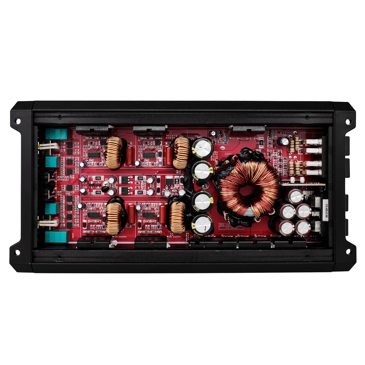 SXE Class D 4-Channel Full-Range Amplifier 4 x 275 RMS @ 4-Ohm 4000 Watts