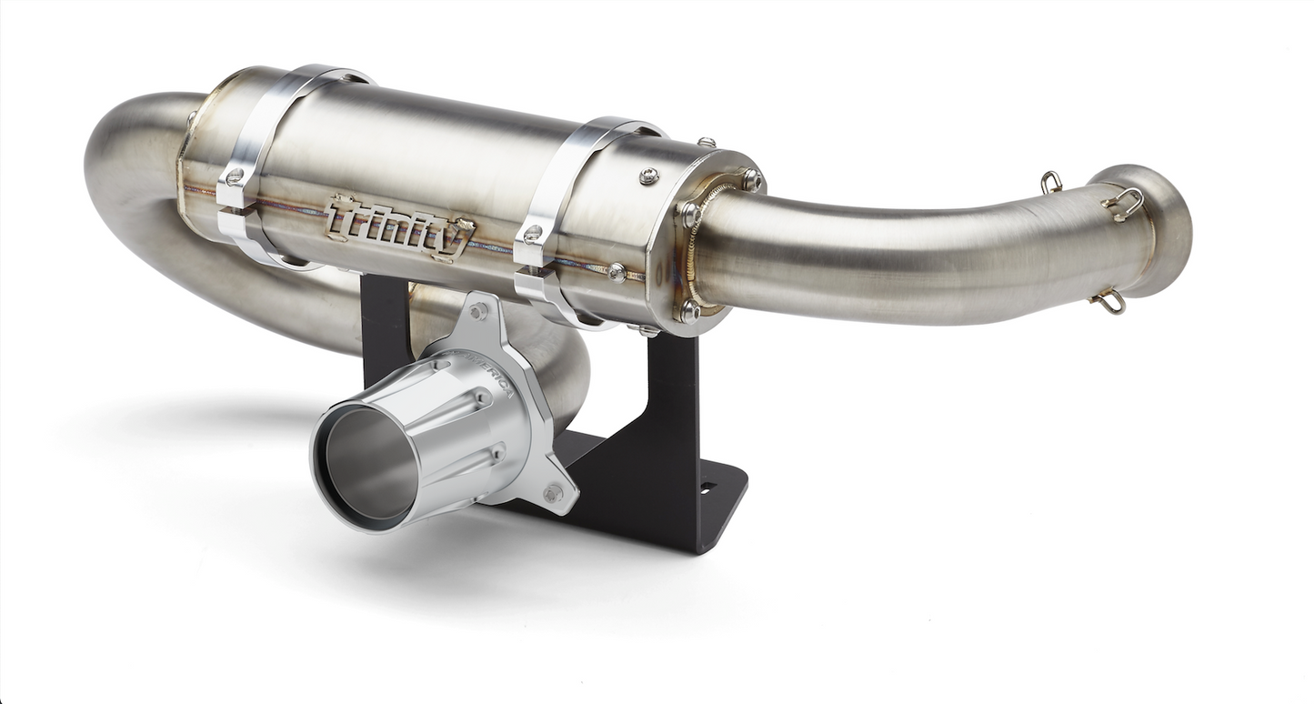 MAVERICK X3 EXHAUST - CENTER EXIT SLIP ON
