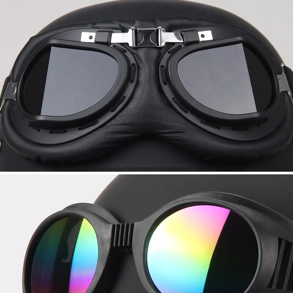 DOT Certification Half Helmet Retro Motorcycle