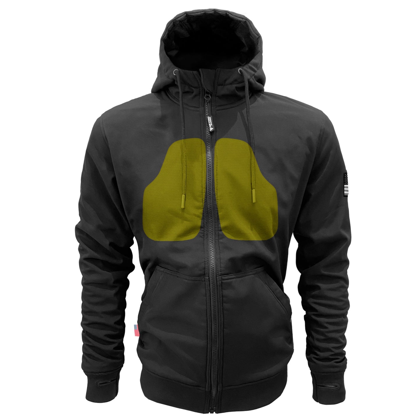 Protective SoftShell Unisex Hoodie - Black Matte