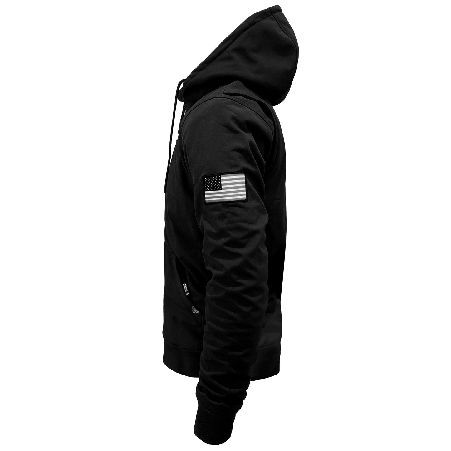 Protective SoftShell Unisex Hoodie - Black Matte