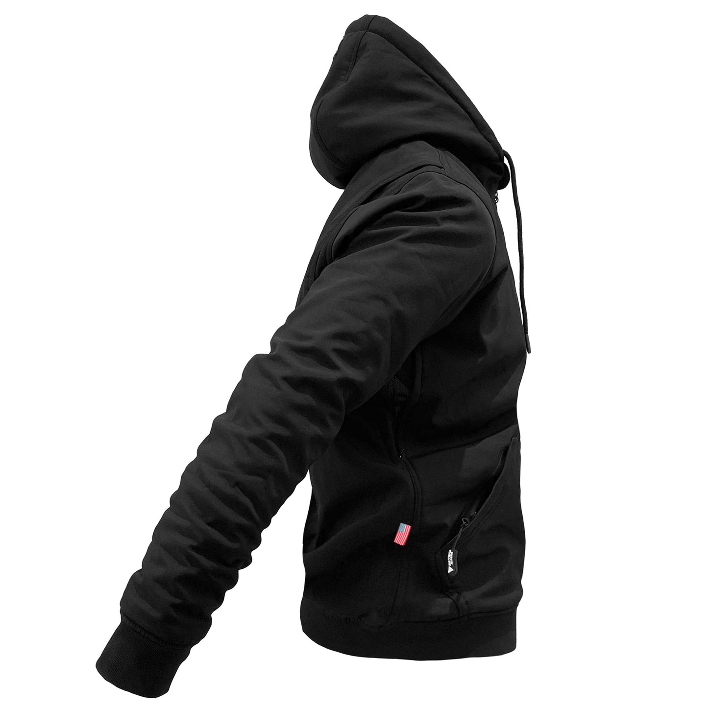 Protective SoftShell Unisex Hoodie - Black Matte