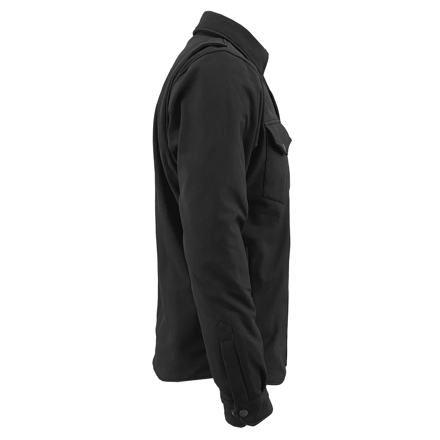 Protective SoftShell Winter Jacket for Men - Black Matte