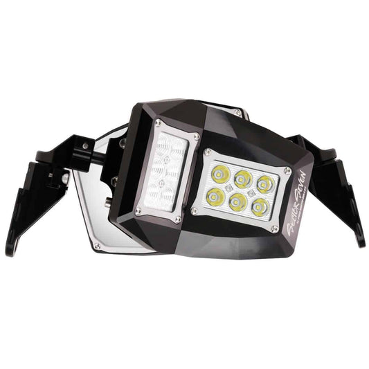 Sector Seven Spectrum LED Light Mirrors With Bung Mount - Can-Am Maverick X3