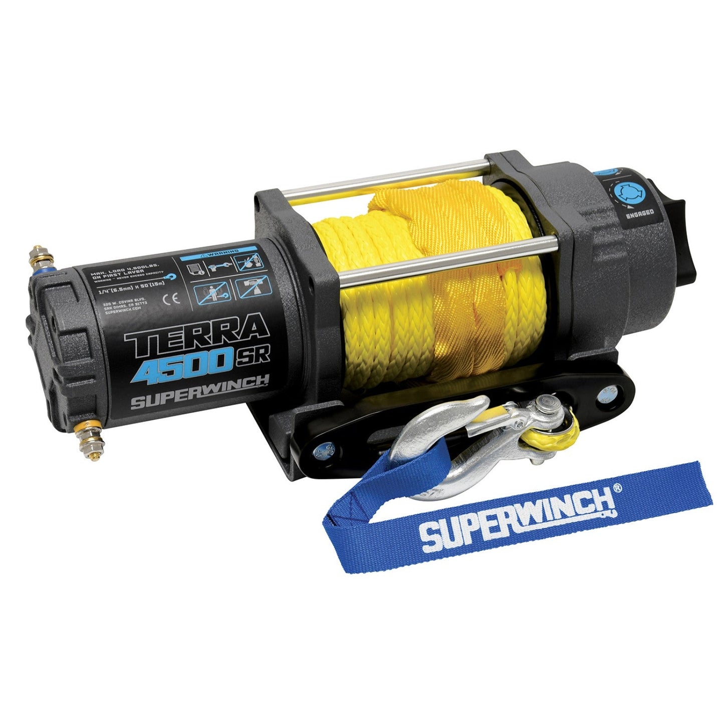 Superwinch Terra 4500SR 12v Synthetic Rope Winch