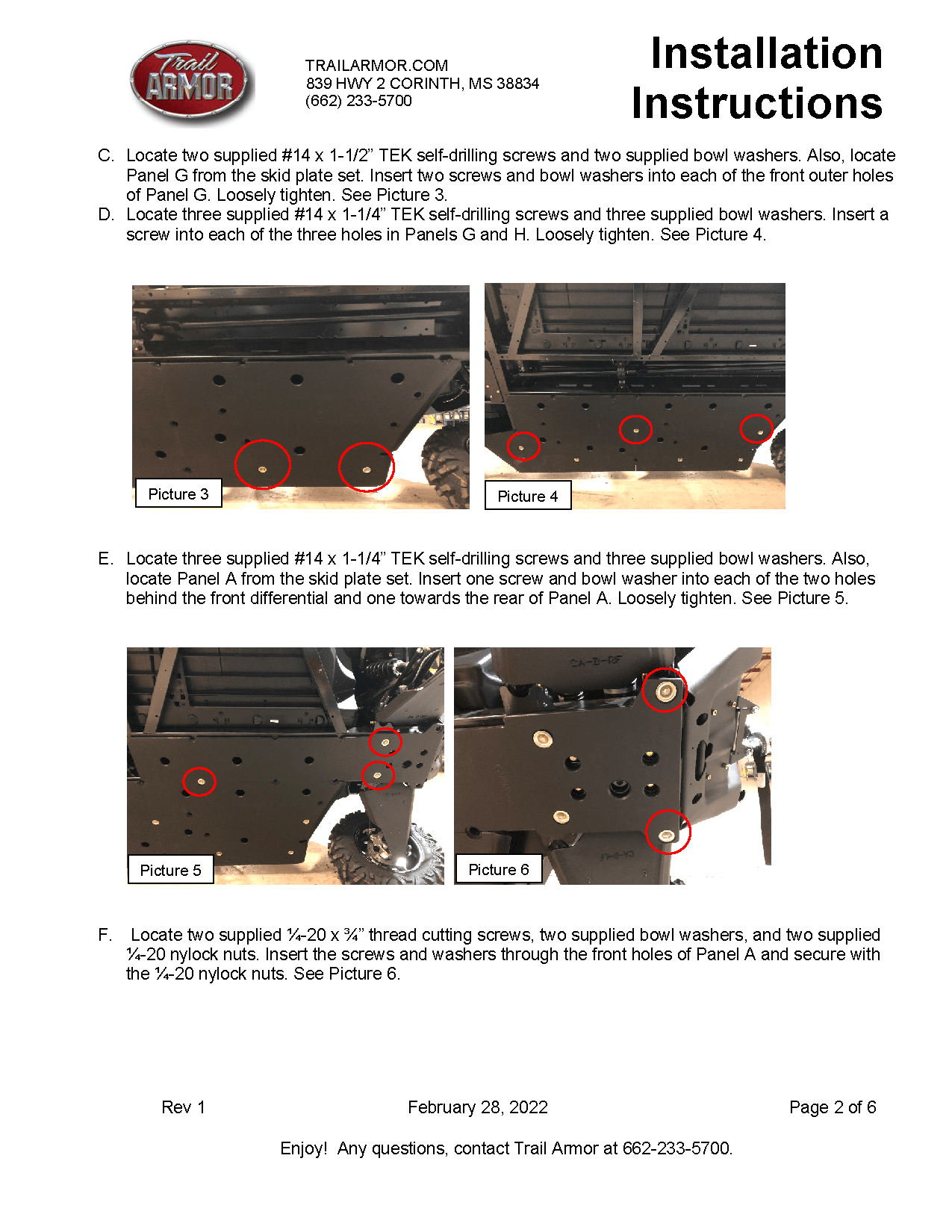 Trail Armor Skid Plate for 2018+ Can-Am Defender Max