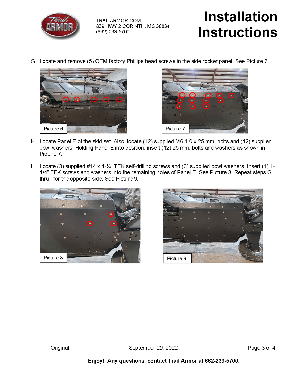 Trail Armor Full Skid Plate for Kawasaki KRX 4 1000