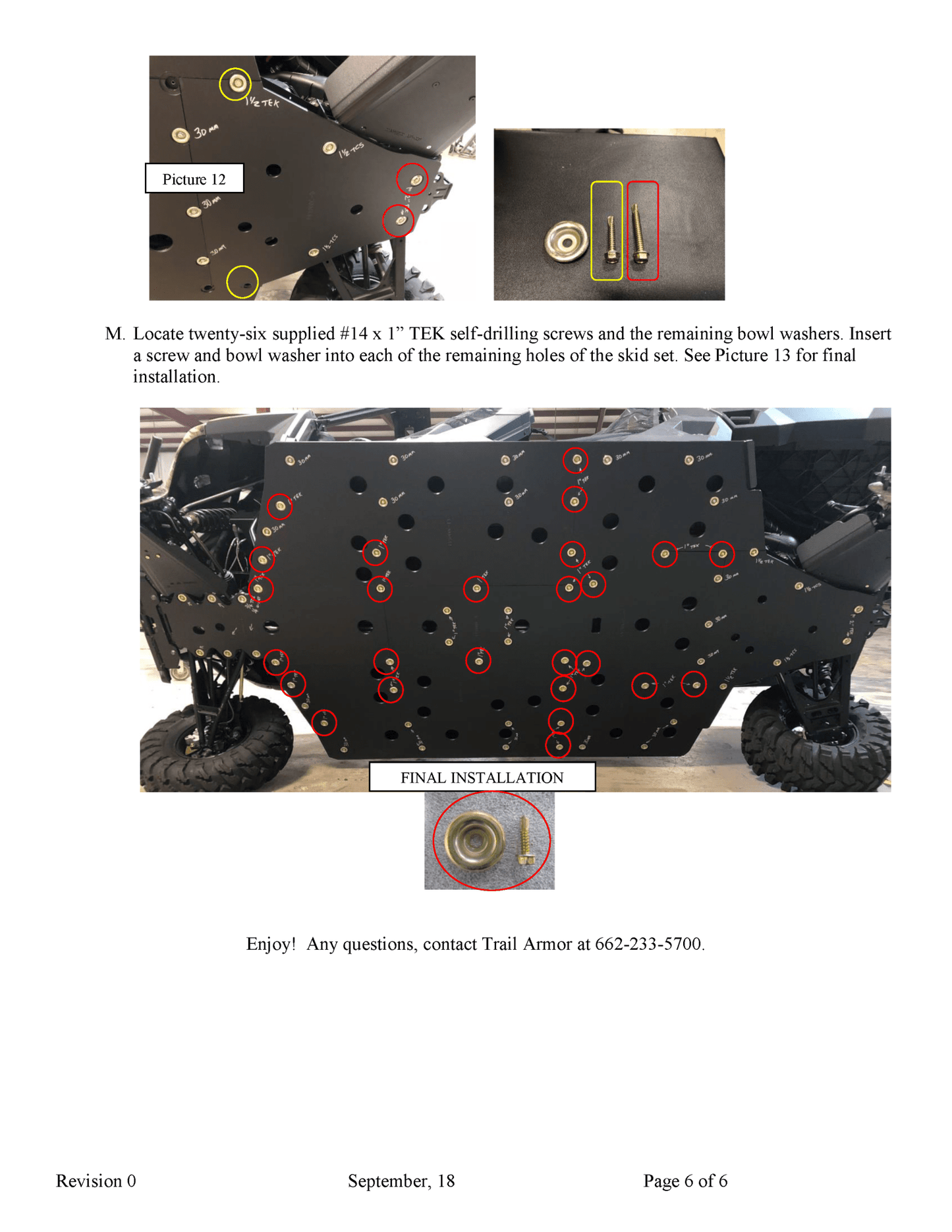 Trail Armor Skid Plates for 2019-20 Polaris Ranger 1000 Crew / XP 1000 Crew