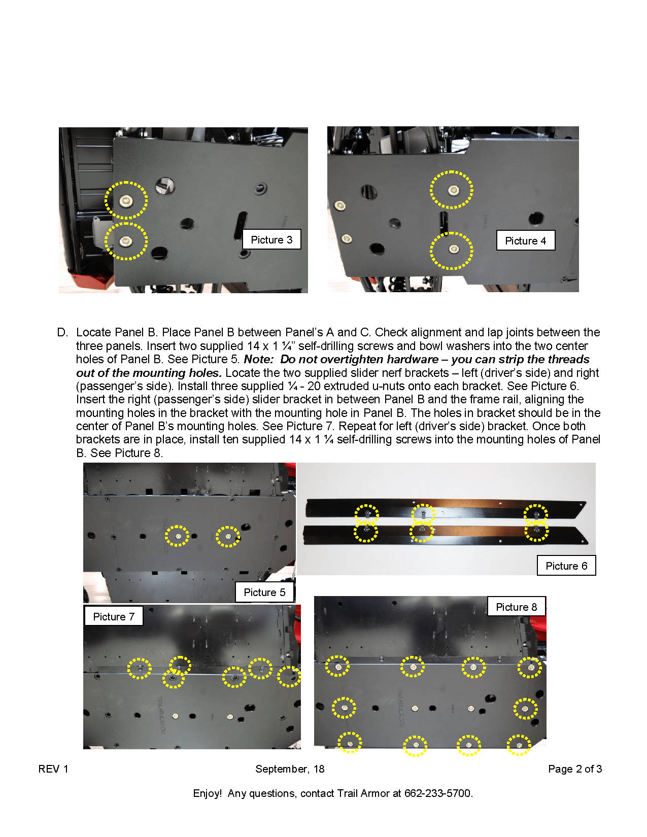 Trail Armor Full Skids with Integrated Sliders for 2014+ Yamaha Viking Model