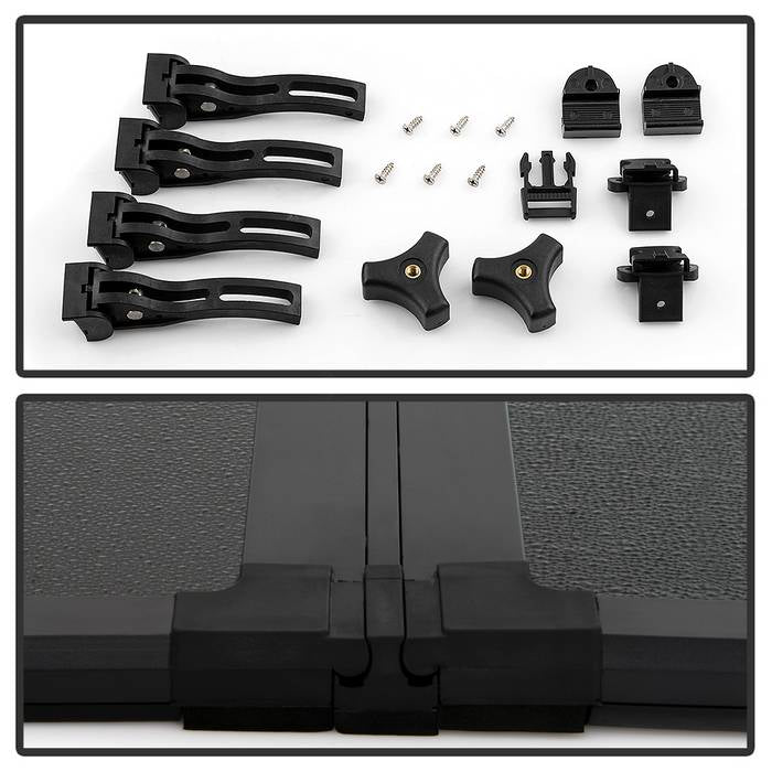 SPYDER xTune 04-14 Ford F150 66in. Bed(No Flareside) Hard Tri-Fold Tonneau Black (TC-HTF-FF15004-66) 9045929