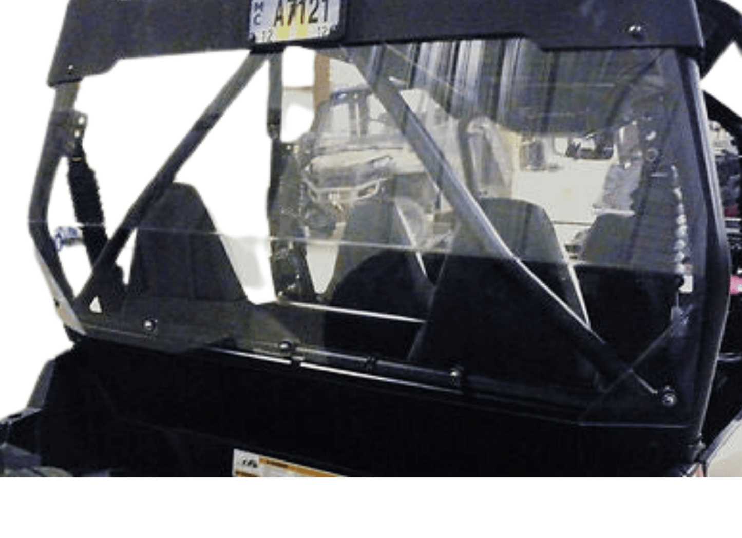 Trail Armor Rear Window Dust Shield Kit for 2010-14 Polaris RZR 4 800