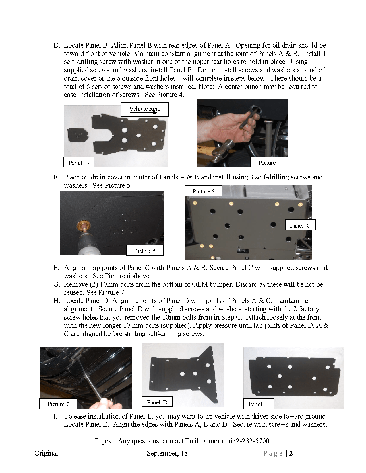 Trail Armor Skid Plates for 2009-13 Honda Big Red