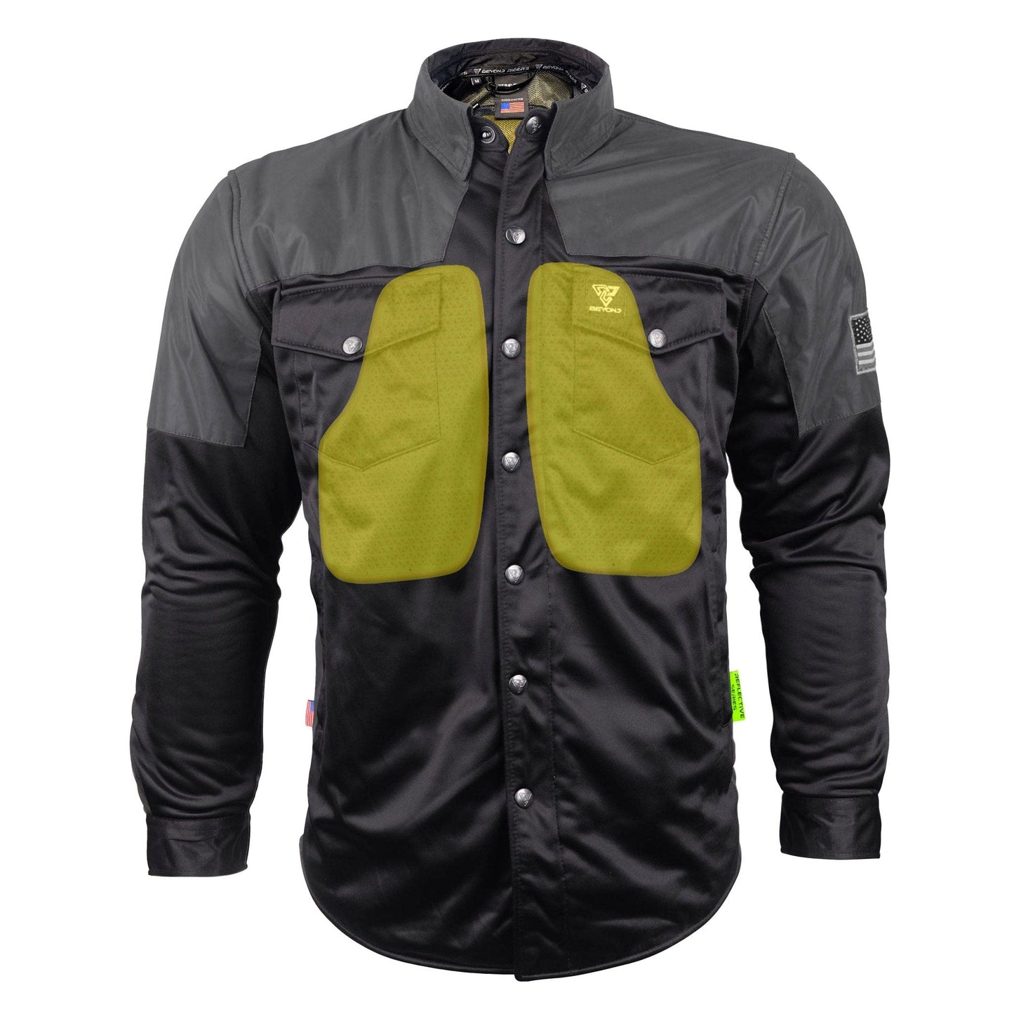 Ultra Reflective Shirt "Nightfall Nebula" - Black