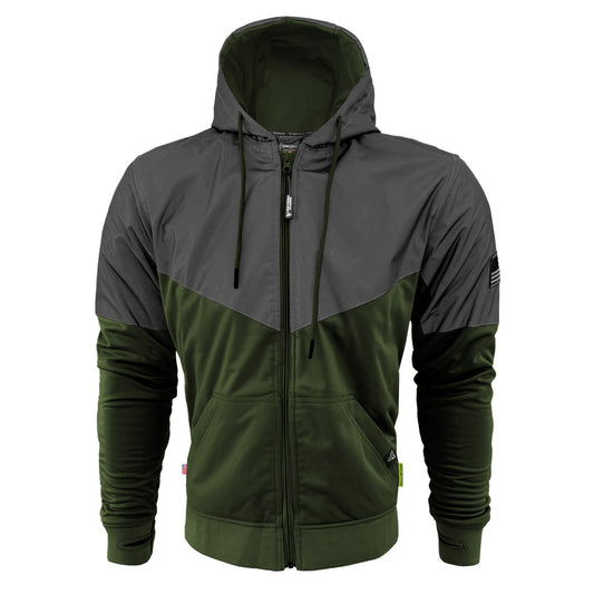 Ultra Reflective Hoodie Army Green Nebula