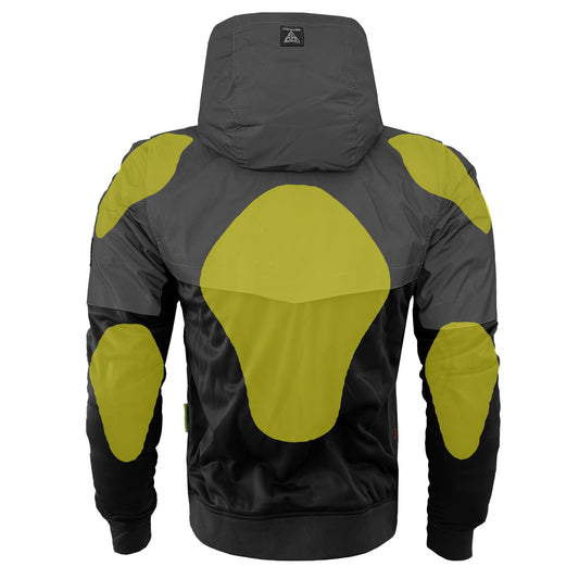 Ultra Reflective Hoodie "Nightfall Nebula" - Black and Black