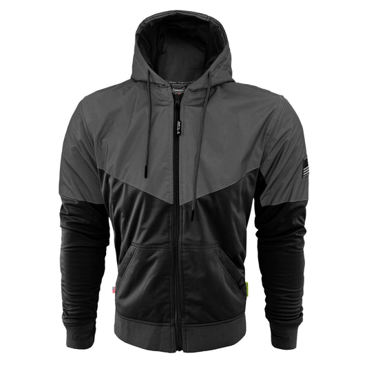Ultra Reflective Hoodie "Nightfall Nebula" - Black and Black