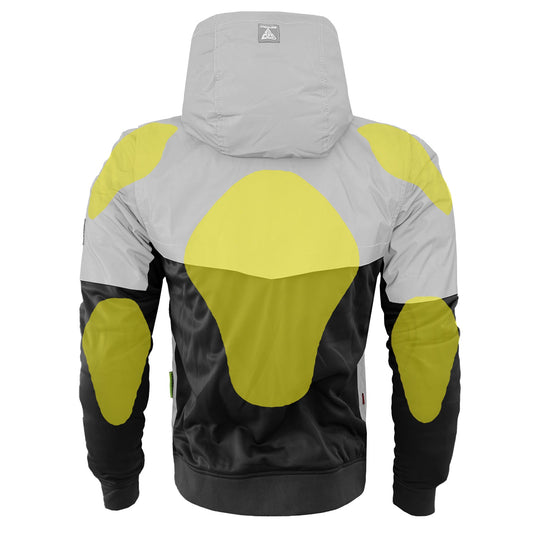 Ultra Reflective Hoodie "Alloy Eclipse" - Black and Silver