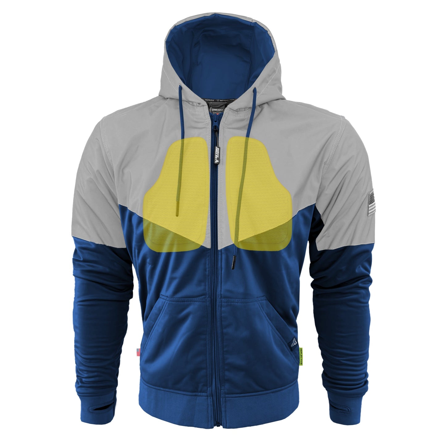 Ultra Reflective Hoodie Blue Eclipse