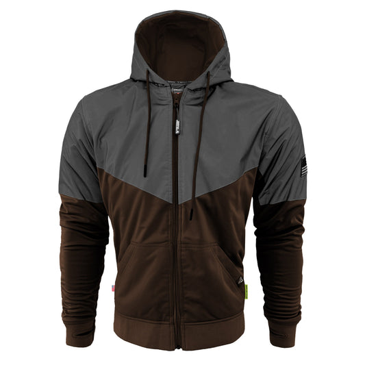 Ultra Reflective Hoodie Brown Nebula
