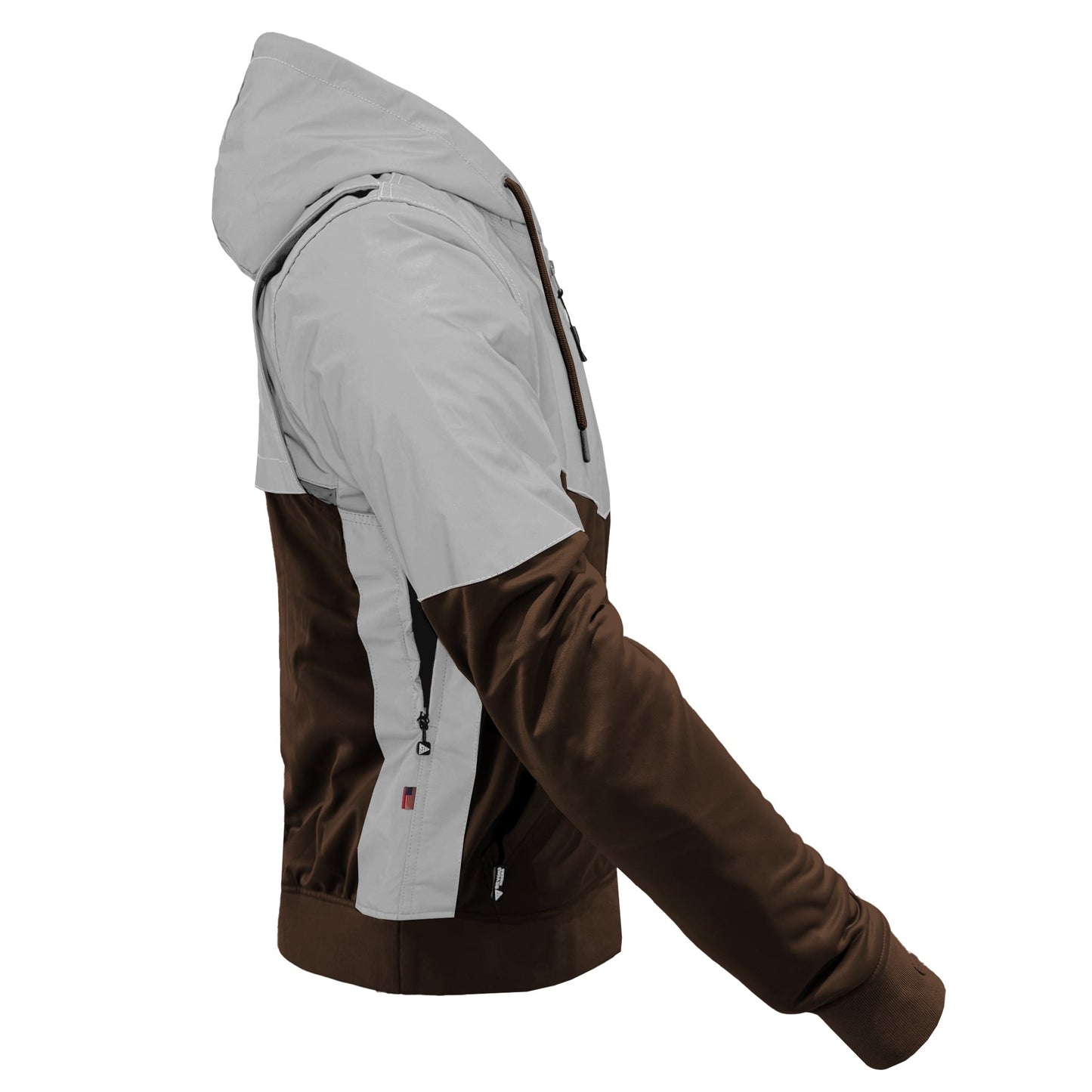 Ultra Reflective Hoodie Brown Eclipse