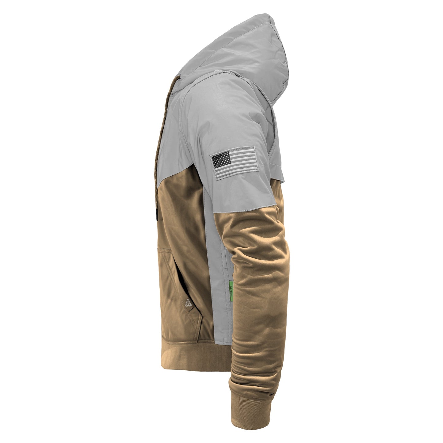 Ultra Reflective Hoodie Camel Eclipse