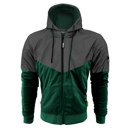 Ultra Reflective Hoodie Dark Green Nebula