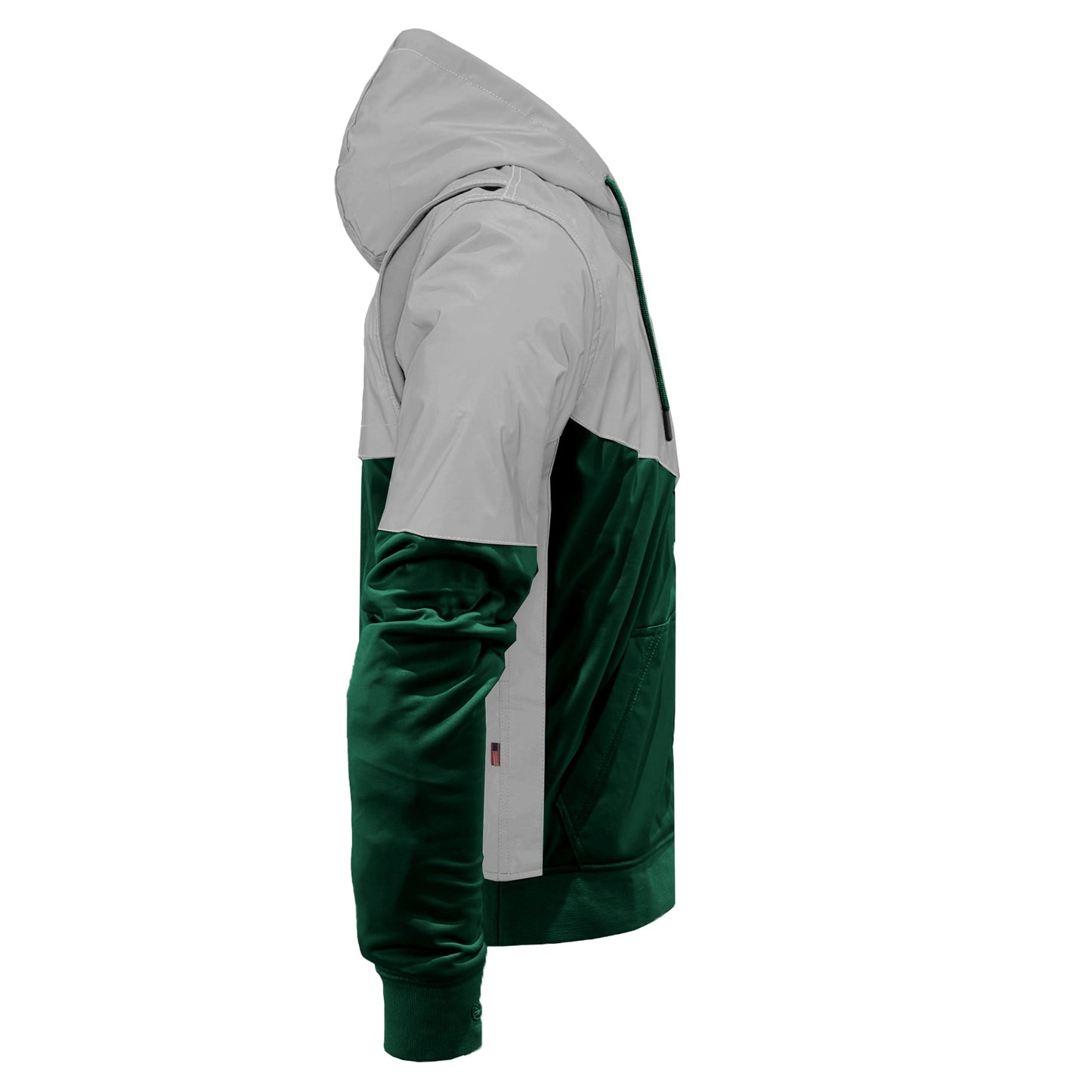 Ultra Reflective Hoodie Dark Green Eclipse