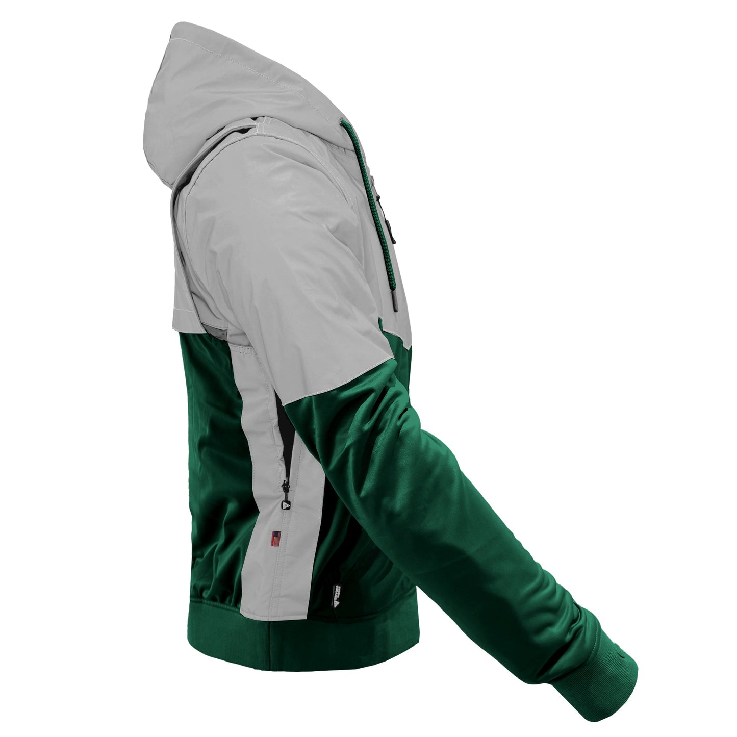Ultra Reflective Hoodie Dark Green Eclipse