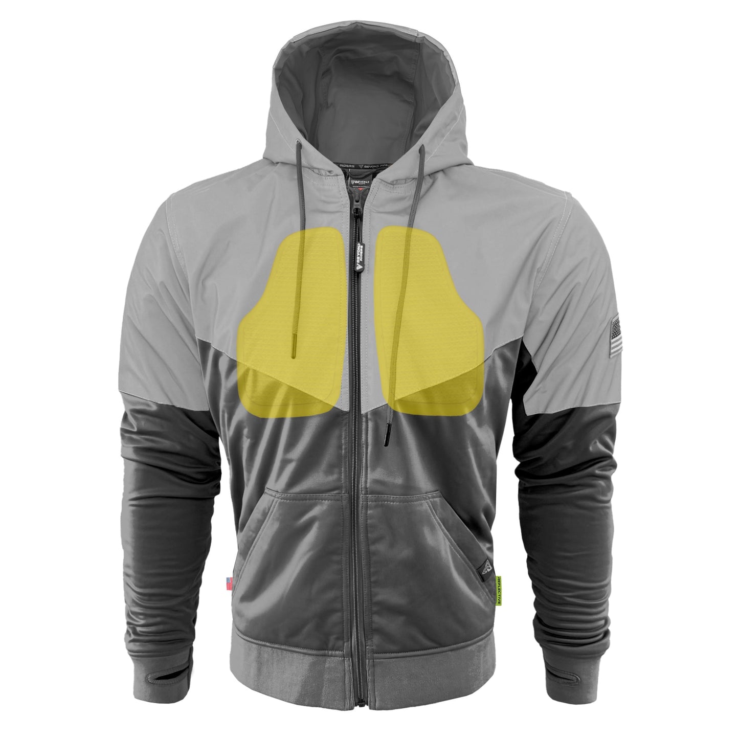 Ultra Reflective Hoodie Dark Grey Eclipse