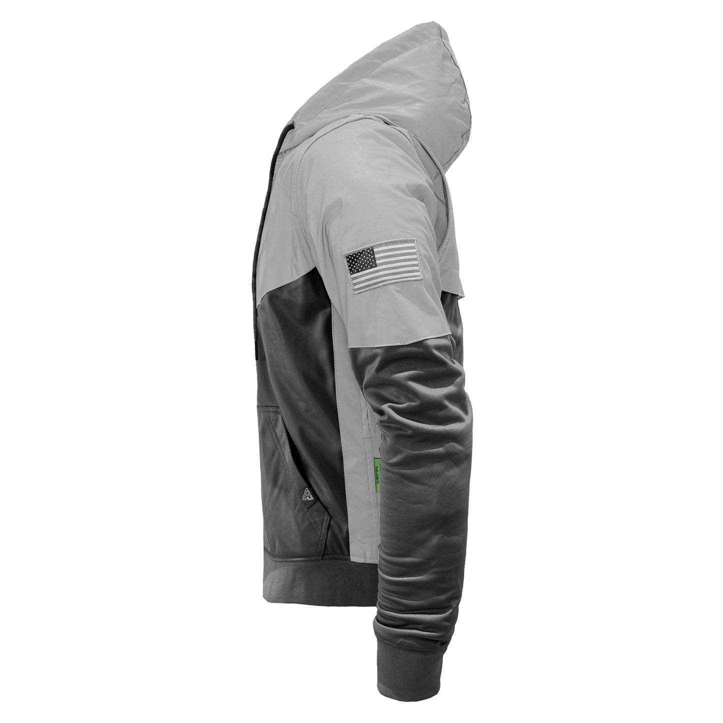 Ultra Reflective Hoodie Dark Grey Eclipse
