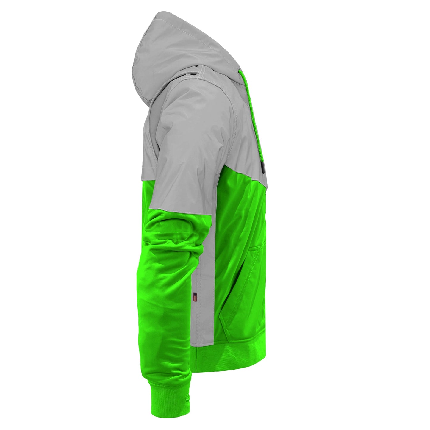 Ultra Reflective Hoodie Green Eclipse