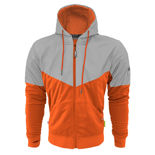 Ultra Reflective Hoodie Hi Vis Orange Eclipse