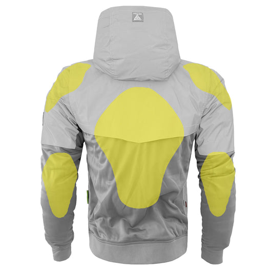 Ultra Reflective Hoodie "Twilight Titanium" - Light Gray and Silver
