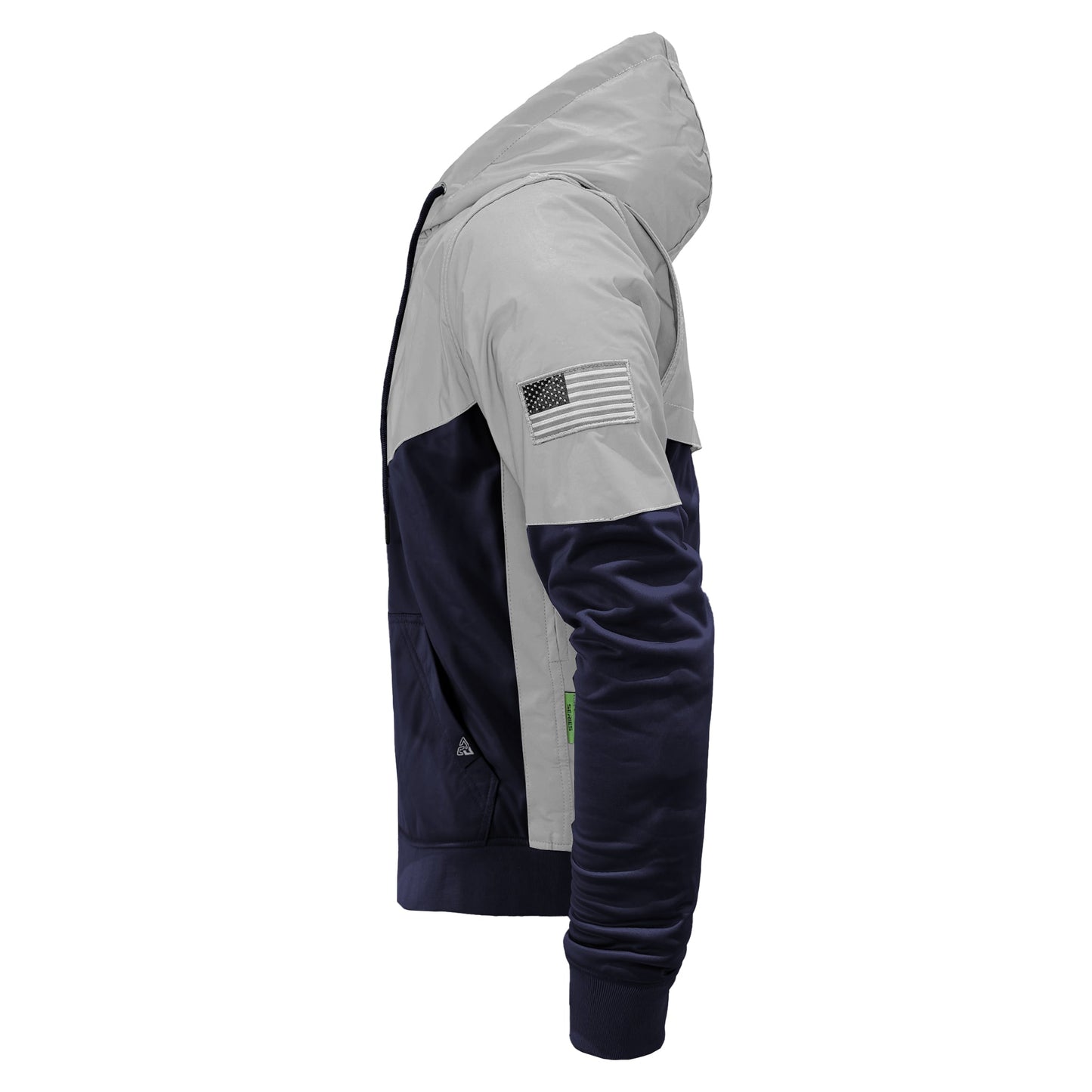 Ultra Reflective Hoodie Navy Blue Eclipse