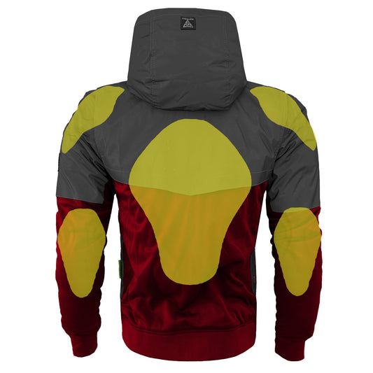 Ultra Reflective Hoodie Red Maroon Nebula