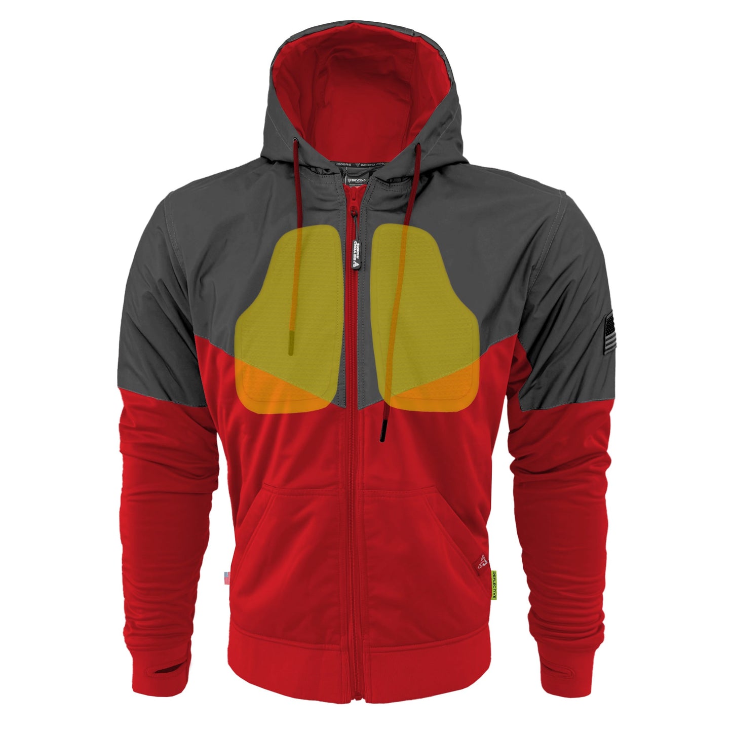 Ultra Reflective Hoodie Red Nebula
