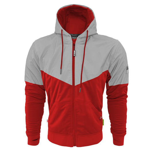 Ultra Reflective Hoodie Red Eclipse