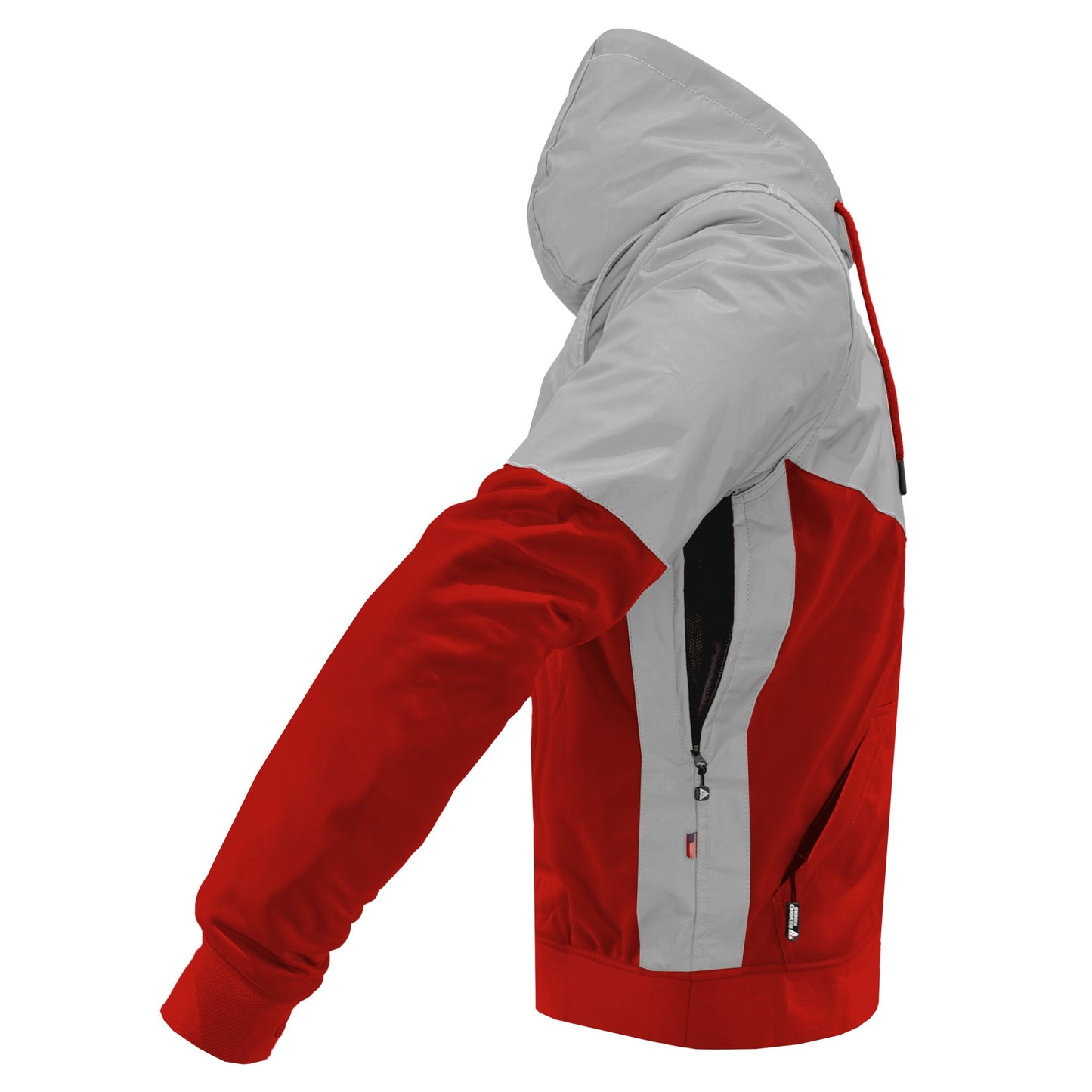 Ultra Reflective Hoodie Red Eclipse