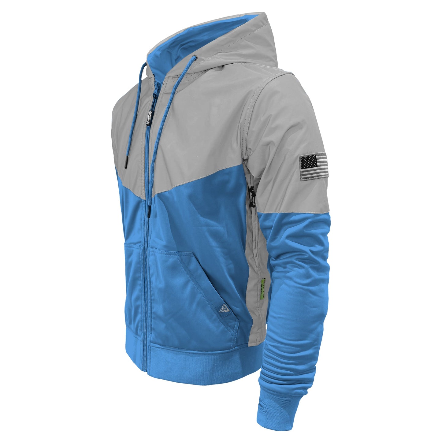 Ultra Reflective Hoodie Sky Blue Eclipse