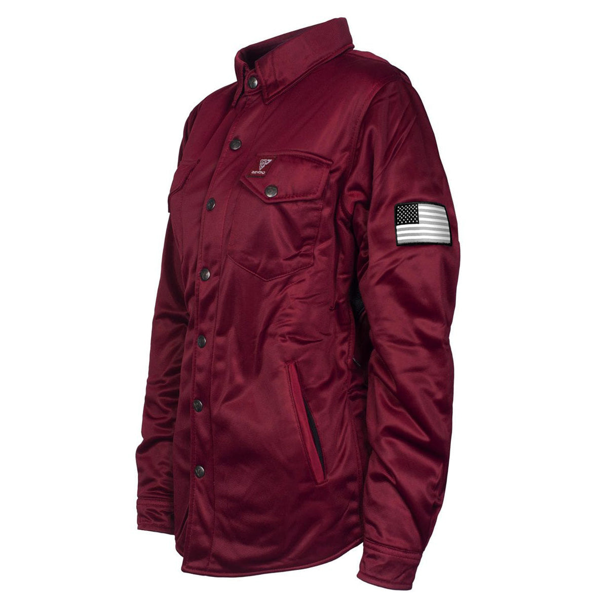 Ultra Protective Shirt for Women - Red Maroon Solid