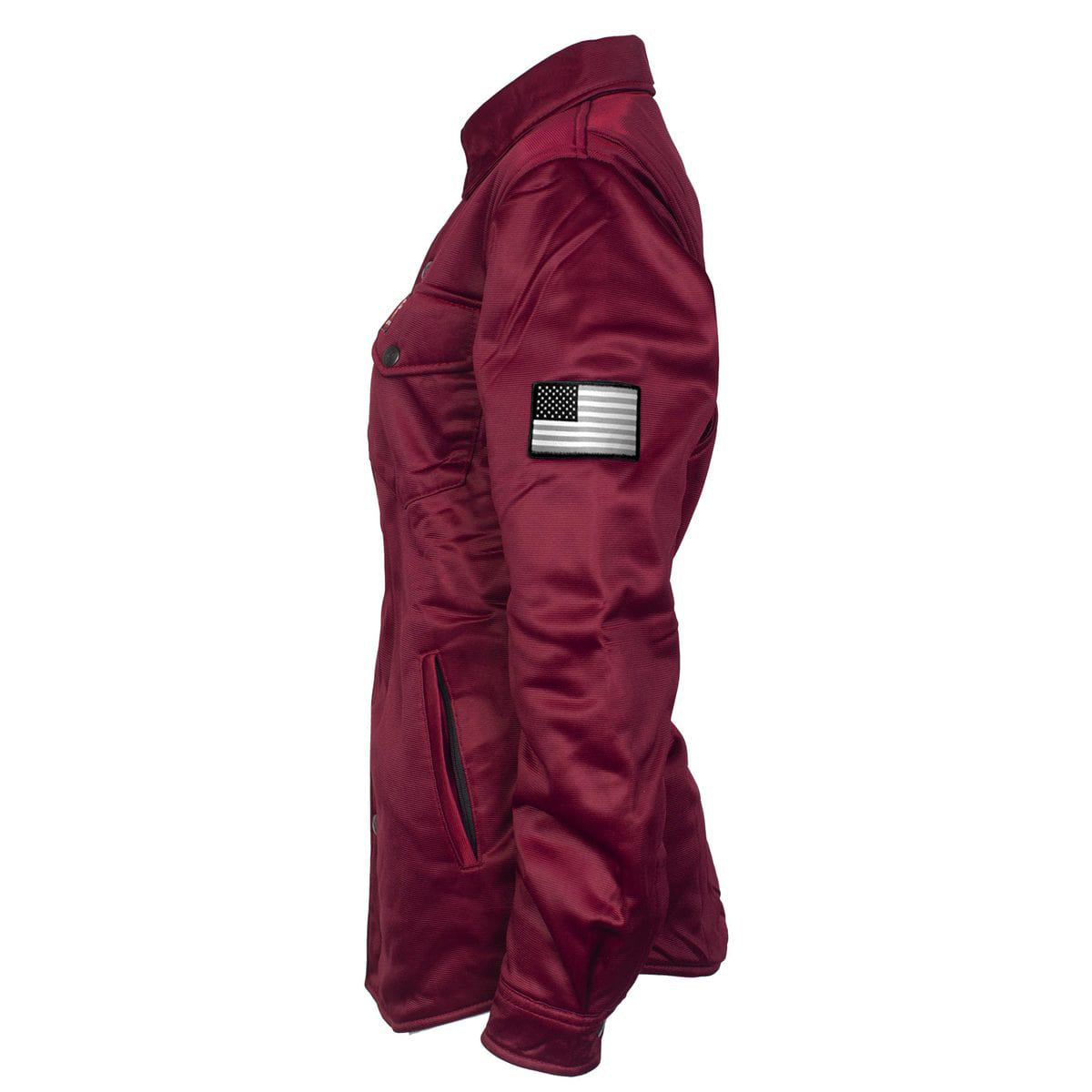 Ultra Protective Shirt for Women - Red Maroon Solid